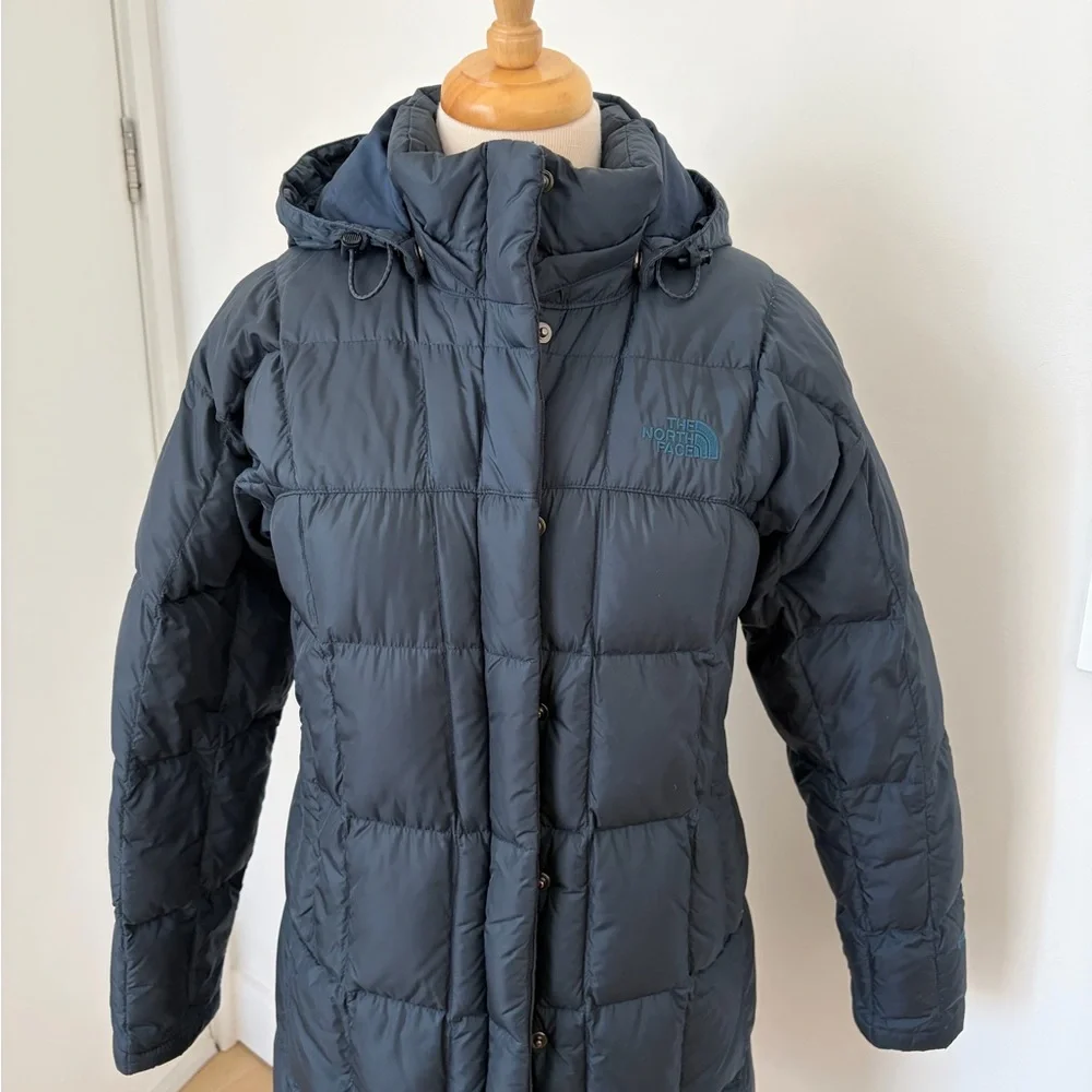 North Face Women's Metropolis Puffer Coat blue - Picture 2 of 8